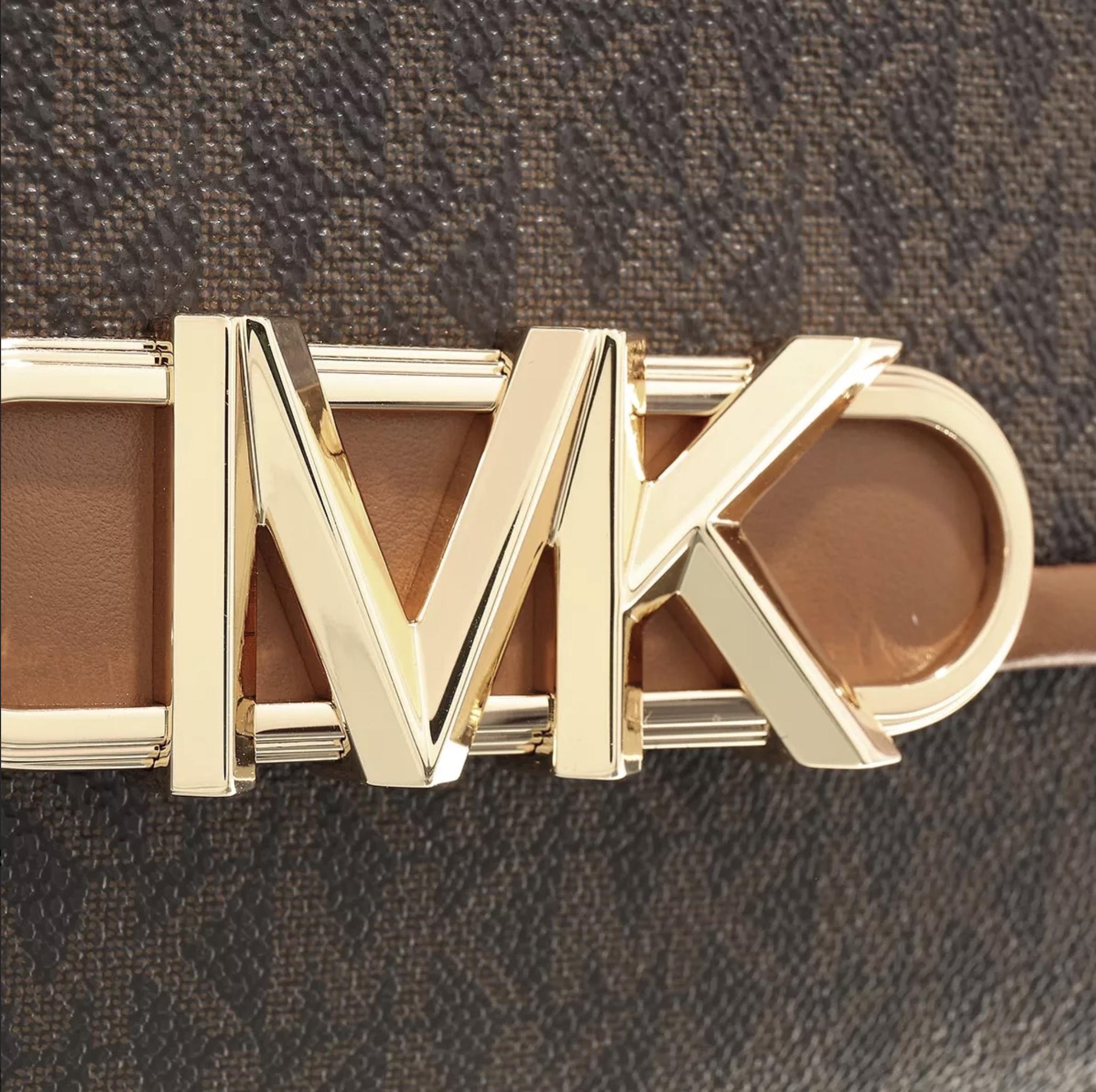 Жіноча сумка шкіряна Michael Kors Parker Medium Leather Коричневий - фото 5