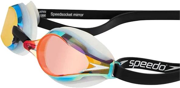 Окуляри для плавання Speedo FASTSKIN SPESOCKET 2 MIR Білий/Чорний (5053744258485) - фото 2