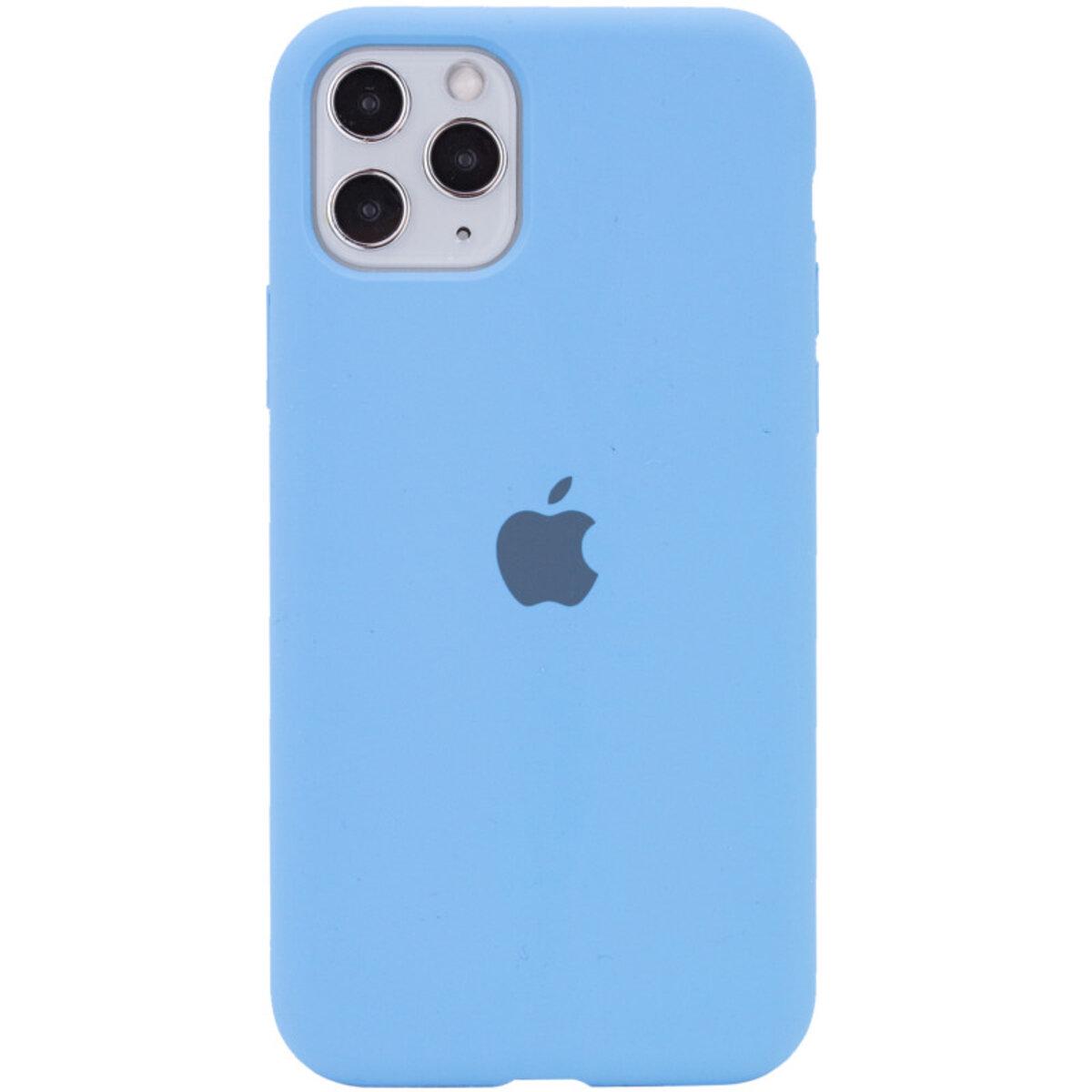 Противоударный чехол Silicone Full Case AA Open Cam для Apple iPhone 11 Pro Cornflower