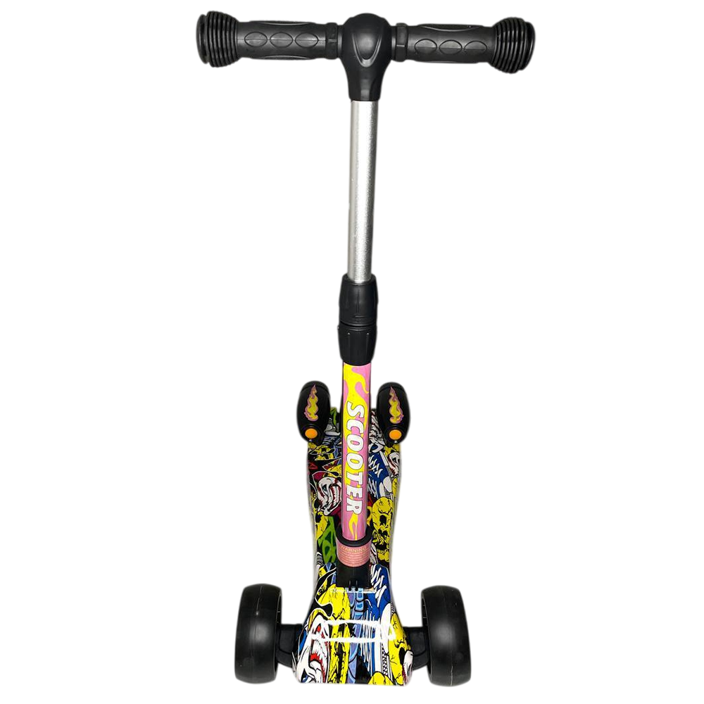 Самокат Voltronic Графіті Джокер з музикою та димом і світлом до 50 кг (НКП) - фото 3