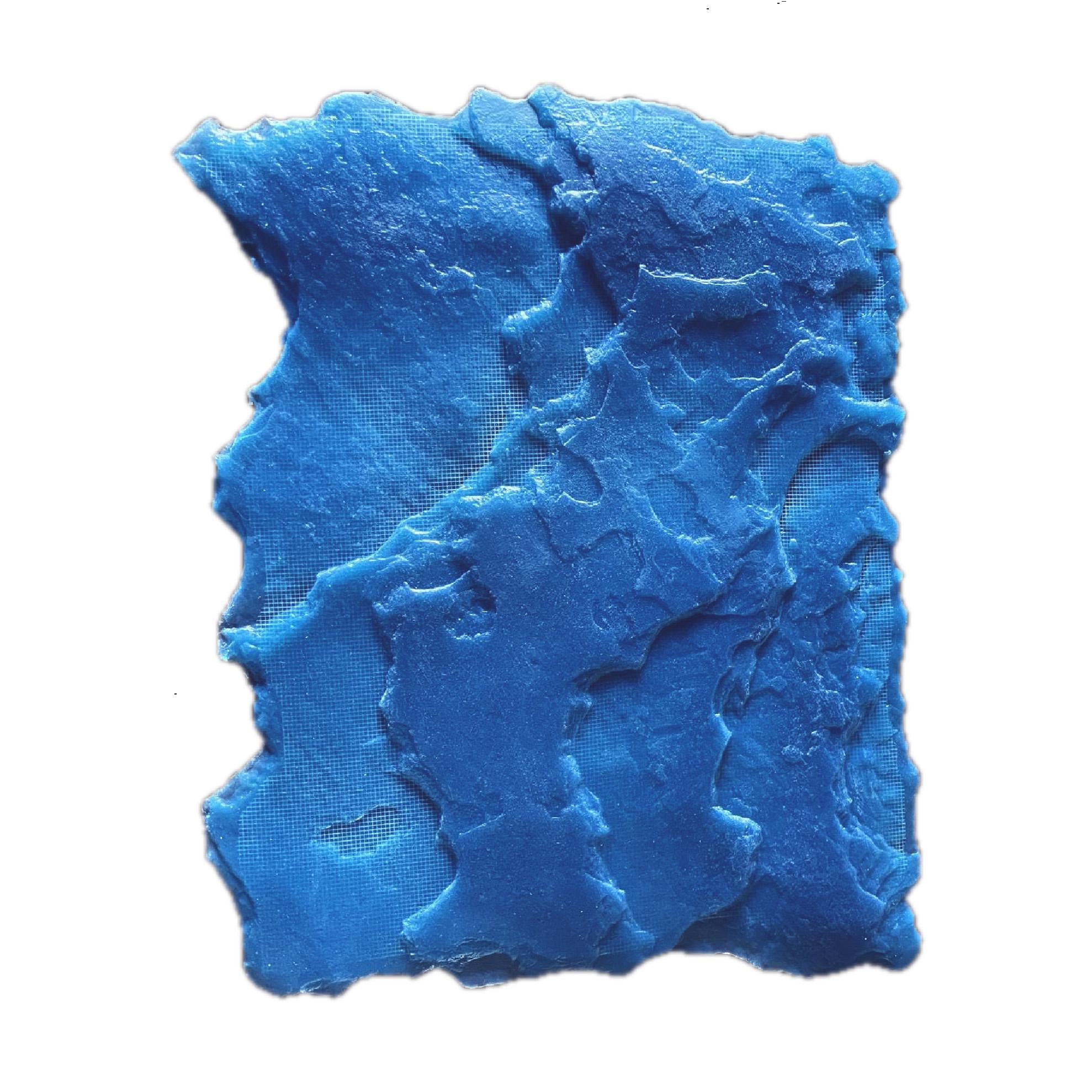 Матриця силіконова для декору Фактура каменю Синій (W00011)