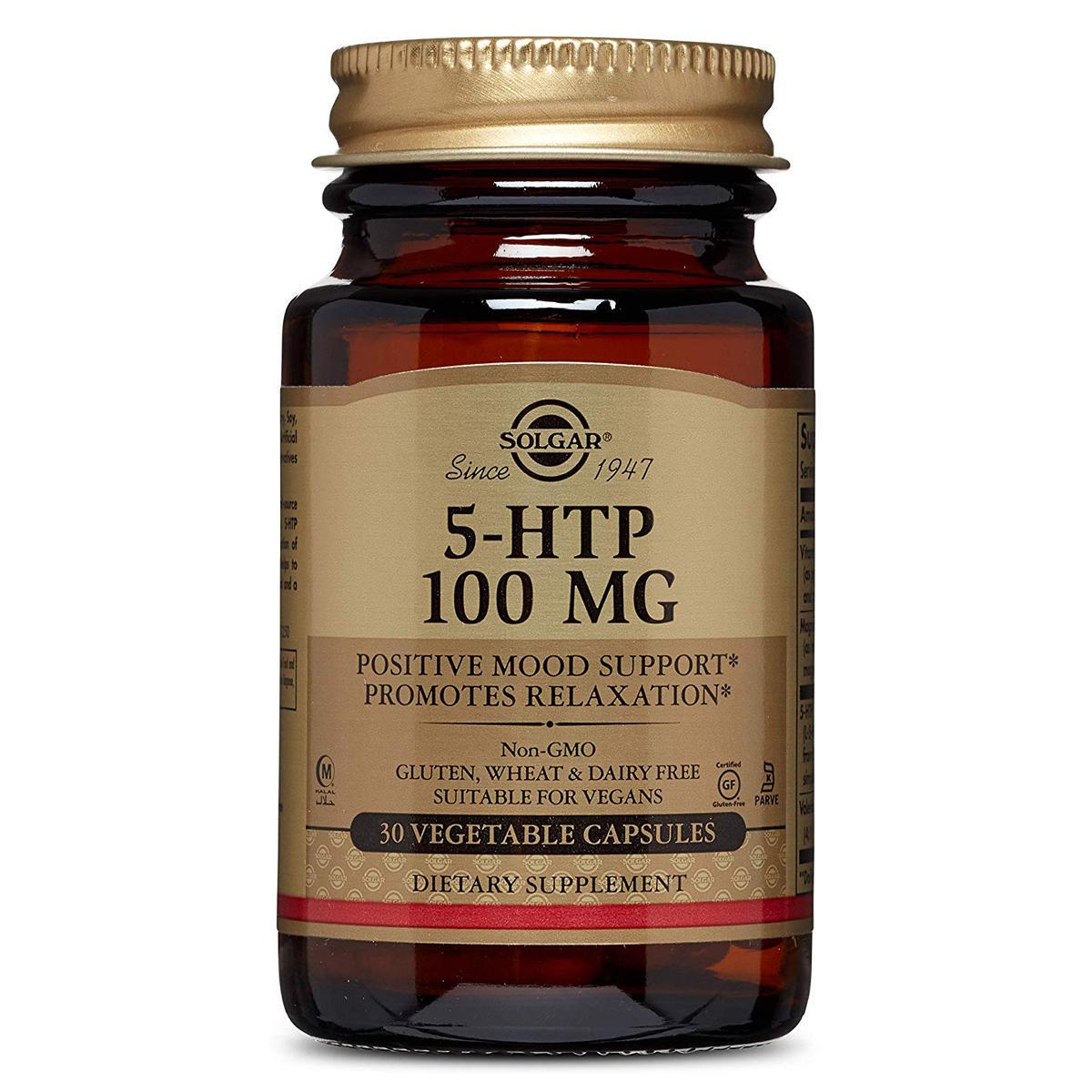 Аминокислоты Solgar 5-HTP 100 мг 30 гелевых капсул