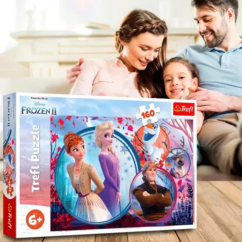 Пазлы картонные Trefl Приключения сестер Дисней Ледяное сердце 2 160 элементов 5-7 лет (15374) - фото 2 Пазлы картонные Trefl Приключения сестер Дисней Ледяное сердце 2 160 элементов 5-7 лет (15374) - фото 2