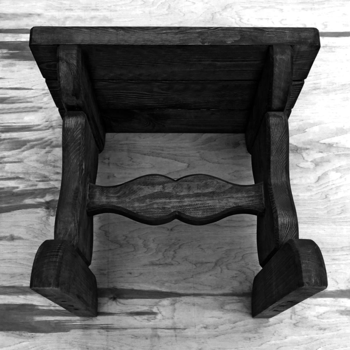 Табурет из дерева Черемош 37 Венге (ТАБ-370512)