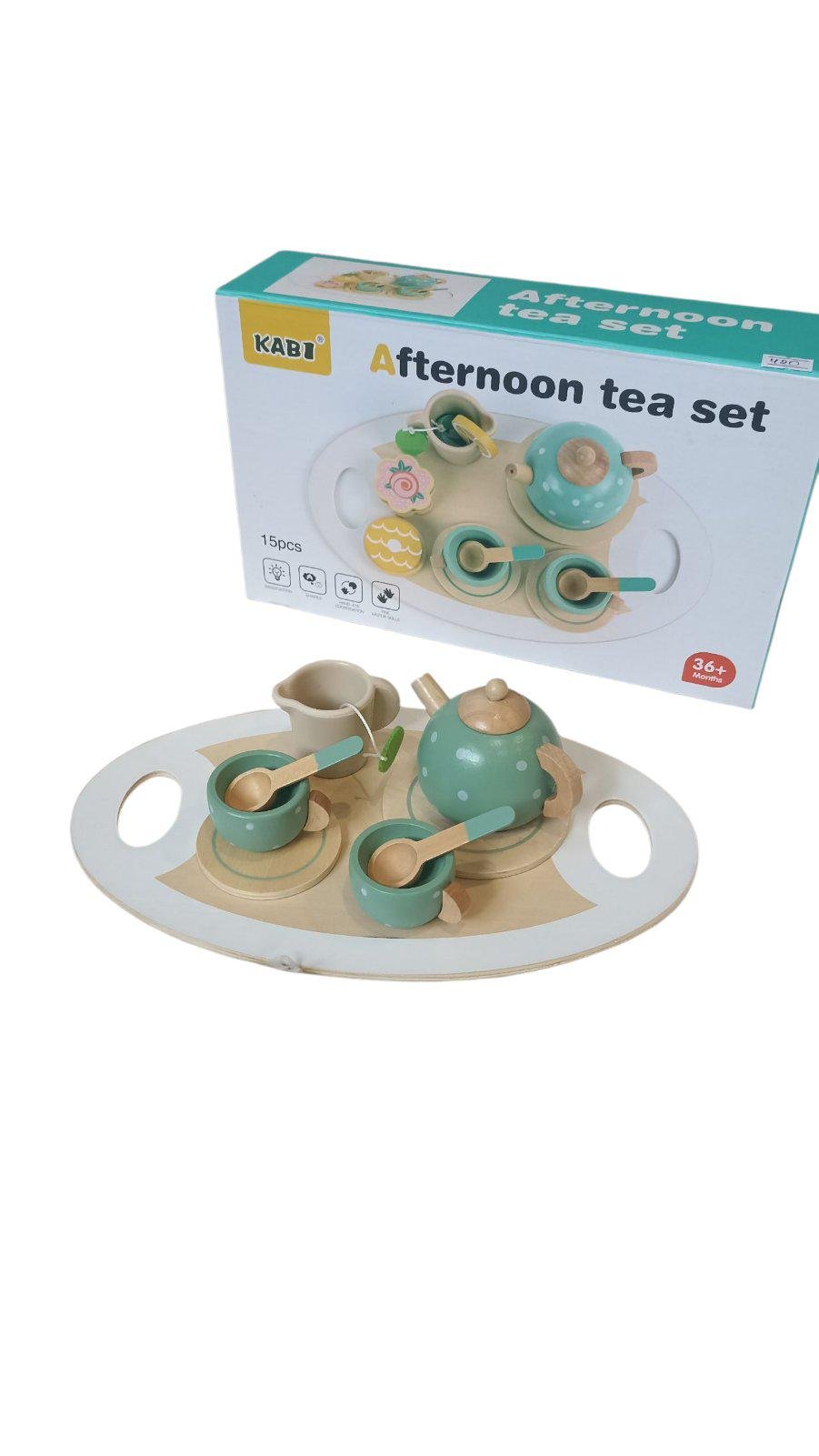 Іграшка дитяча Набір посуду дерев'яний С60900 (30446368)