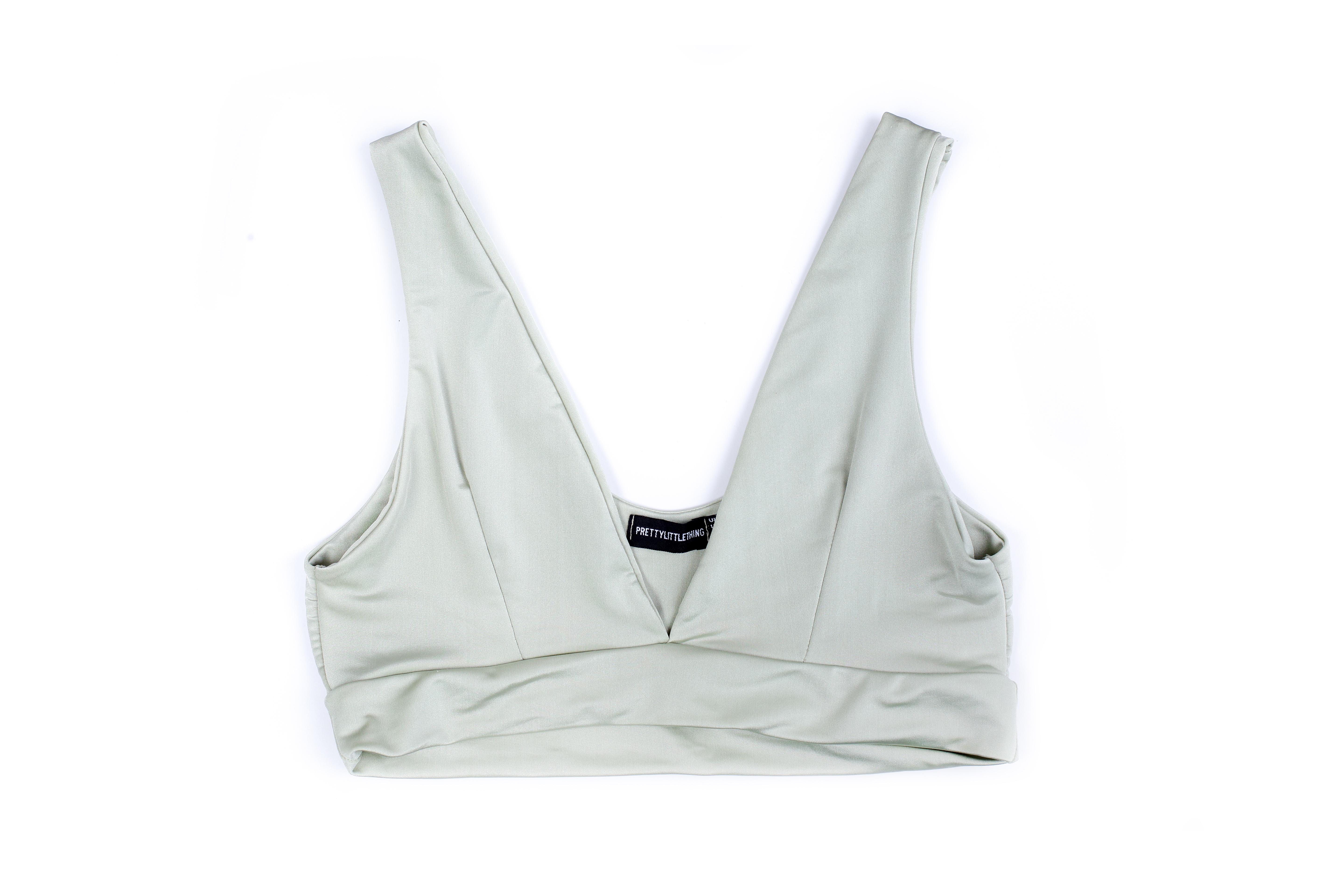 Топ жіночий PrettyLittleThing XL Світло-бірюзовий (5553842)