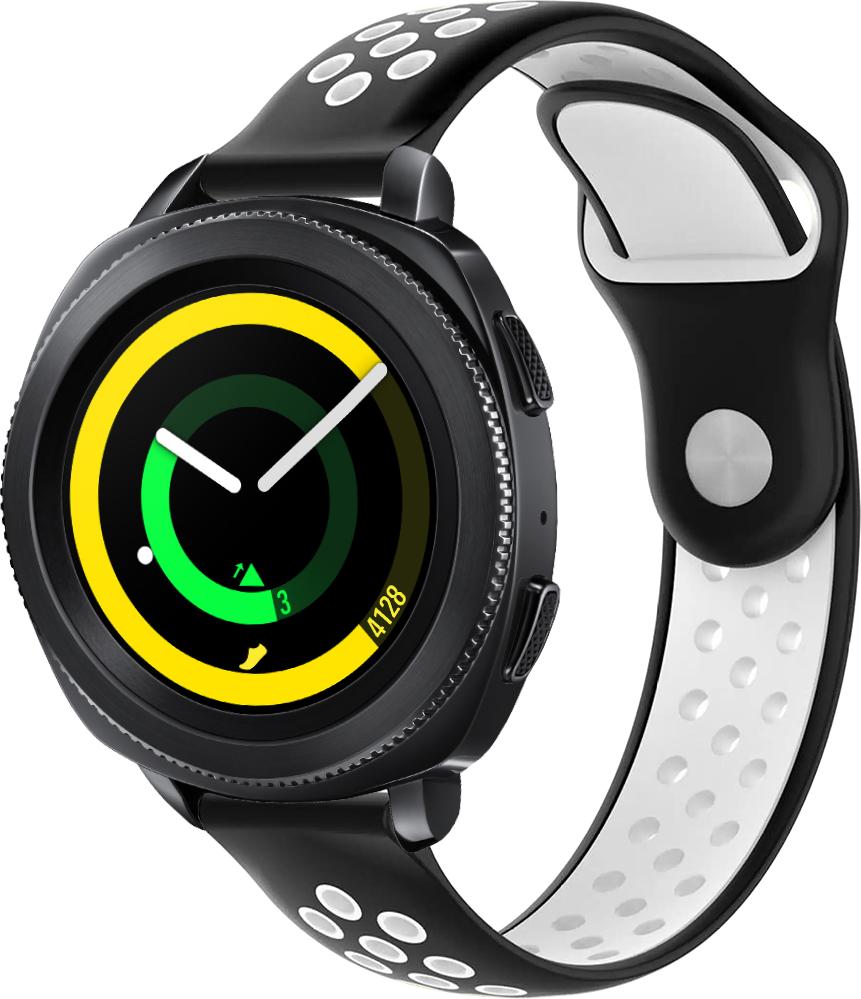 Ремешок Sport для Samsung Gear S3 22 мм Black/White (23042-1E)