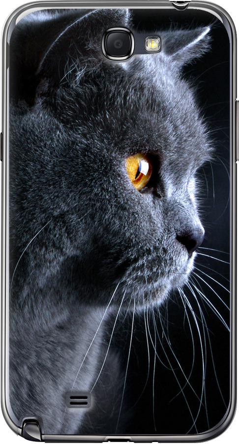 Чехол на Samsung Galaxy Note 2 N7100 Красивый кот (3038t-17-42517) Чехол на Samsung Galaxy Note 2 N7100 Красивый кот (3038t-17-42517)