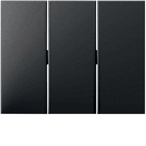 Панель лицевая Berker K.1 для тройного выключателя Антрацитовый (14657006)