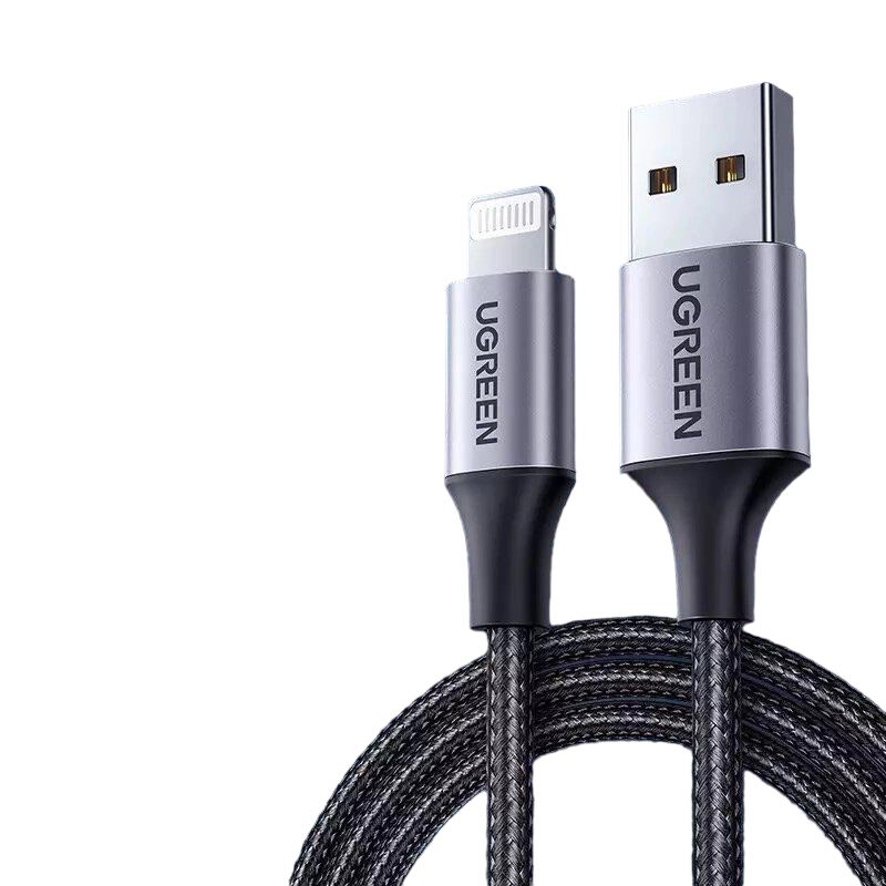 Кабель UGREEN US199 Lightning to USB-A Black (60156)