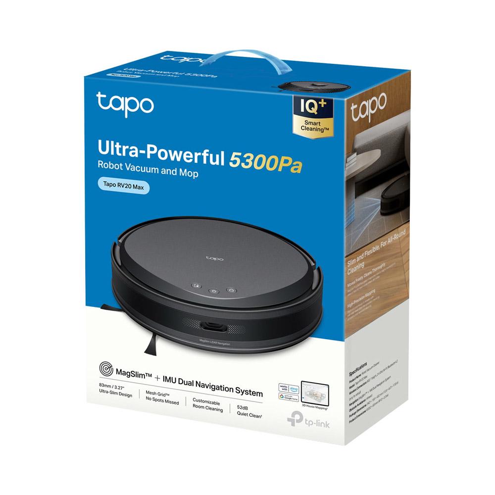Робот-пылесос TP-Link Tapo RV20 Max 2600 мАч Черный (26075360) - фото 8