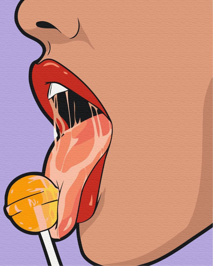 Картина по номерам Brushme Лолли поп 48x60 см (BS51496L)