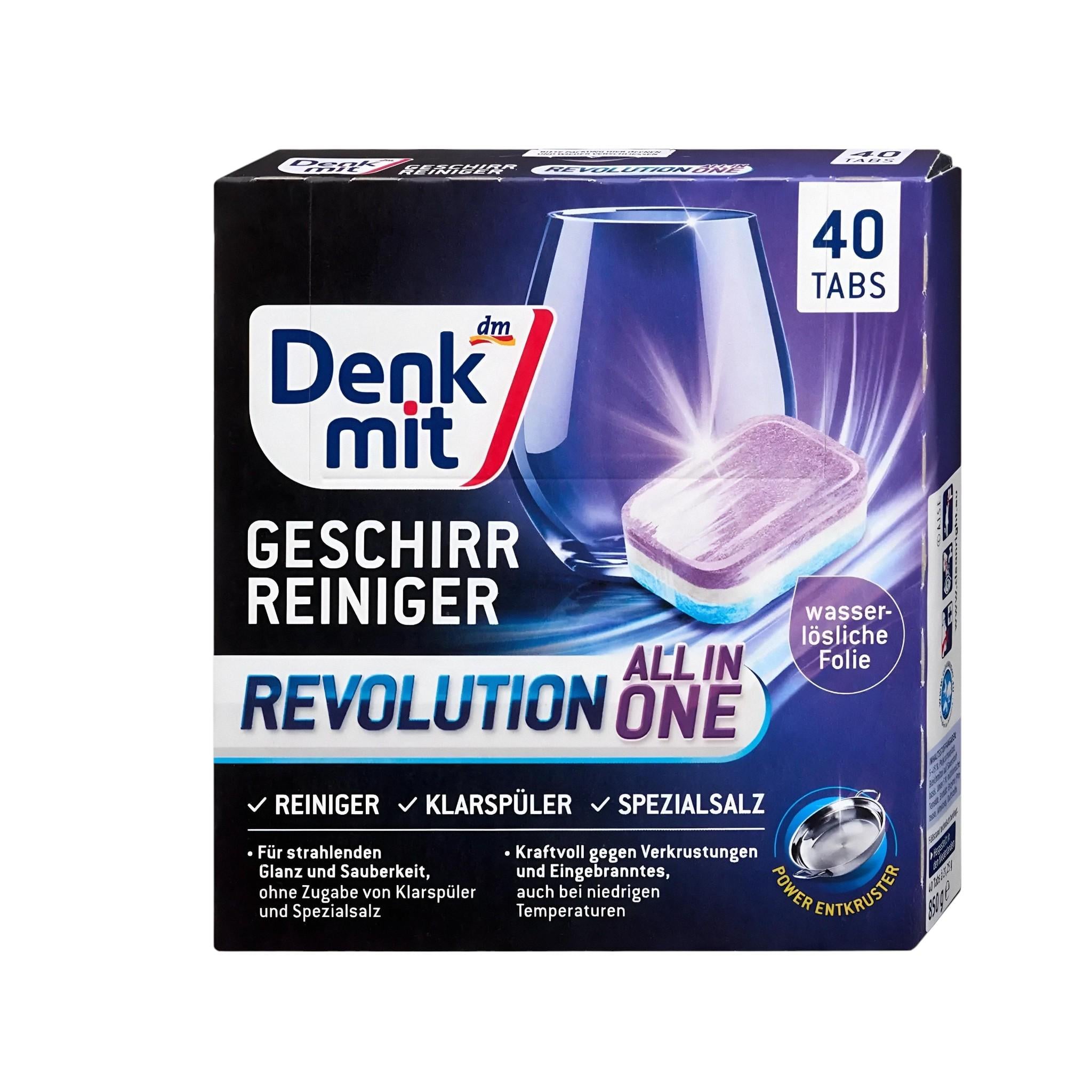 Таблетки для посудомойки Denk Mit Multi-Power Revolution/40 таб. 850 г (02050dm)