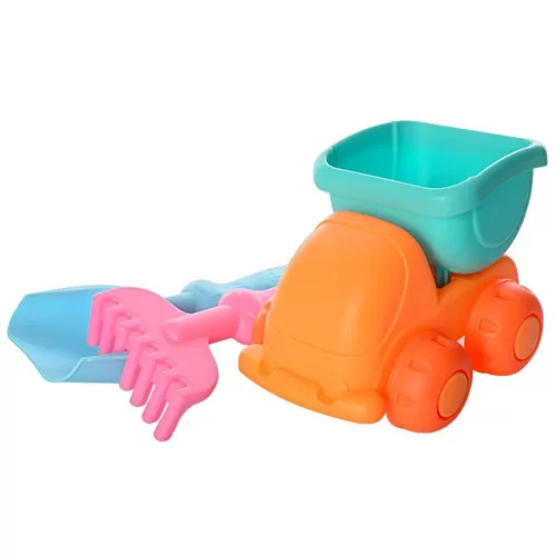 Детский игровой набор для песочницы METR+ 858-4 с машинкой