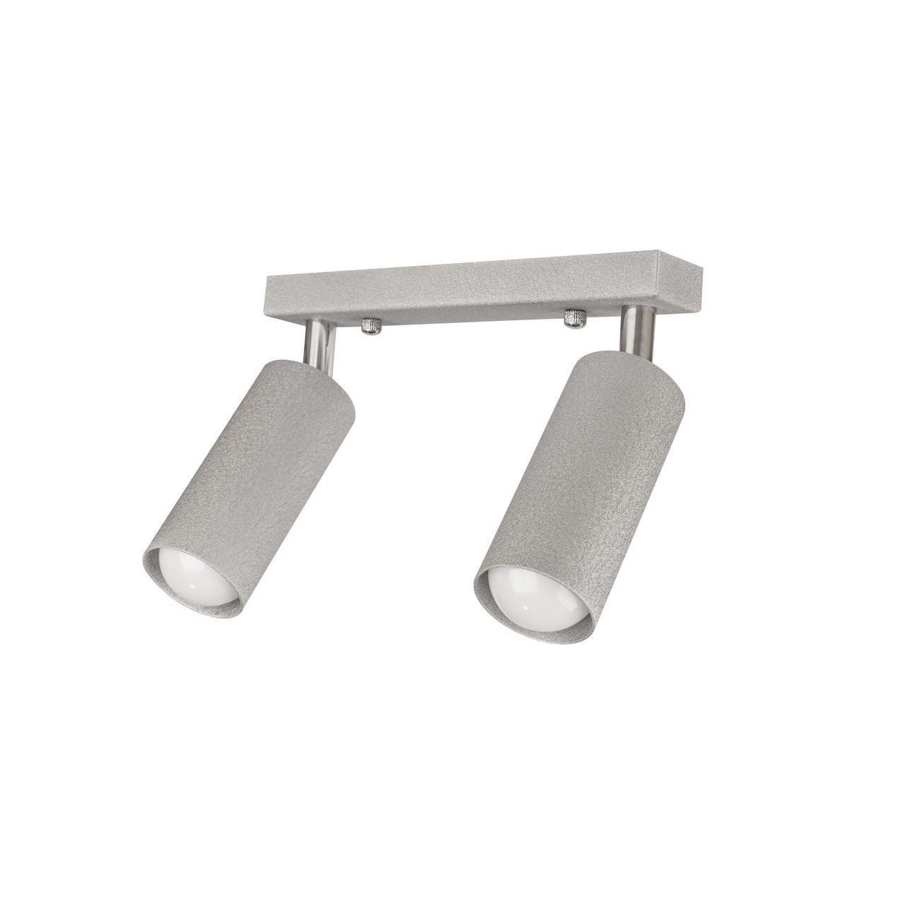 Бра MSK Electric Tube с поворотными механизмами под лампы Е27 Серый (MR 1105-2 GR)