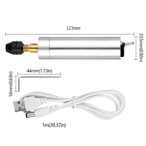 Електричний міні дриль USB 5,5 В (328a0c71) - фото 6 Електричний міні дриль USB 5,5 В (328a0c71) - фото 6