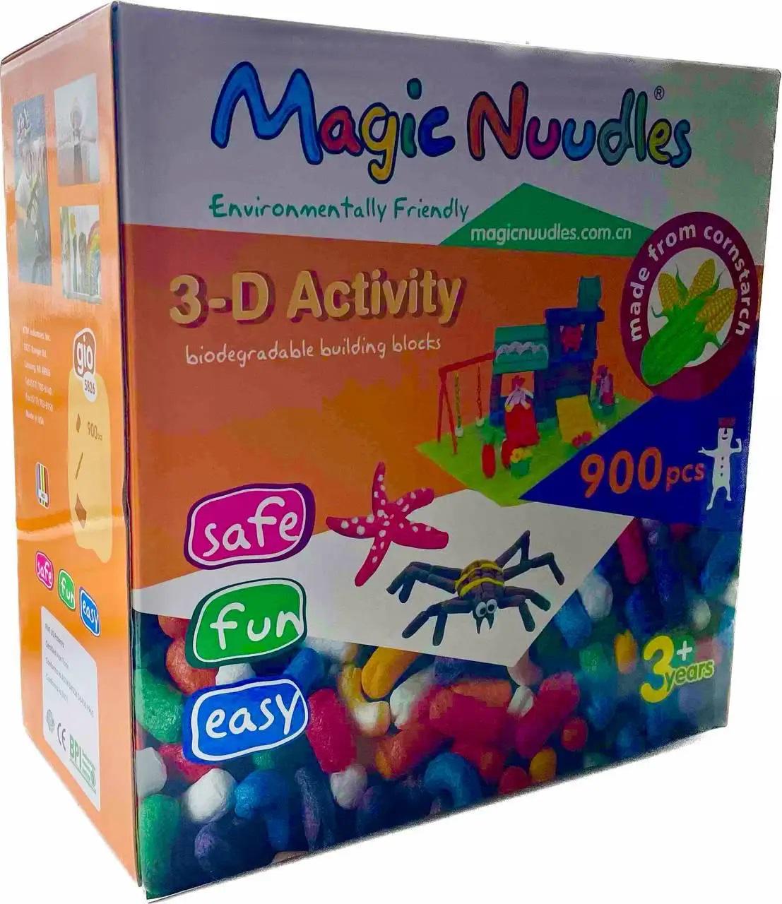 Конструктор крахмальный Magic Nuudles 900 деталей (5826)