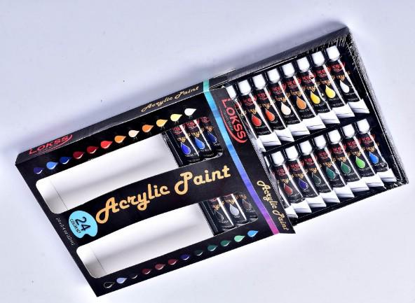Акриловые краски Lokss 24 цвета в тубах - фото 3 Акриловые краски Lokss 24 цвета в тубах - фото 3