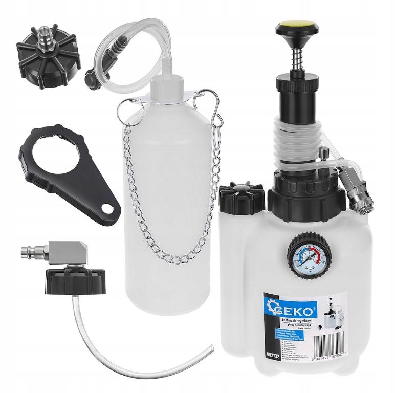 Комплект Geko для прокачування та заміни гальмівної рідини (28602287) - фото 2 Комплект Geko для прокачування та заміни гальмівної рідини (28602287) - фото 2