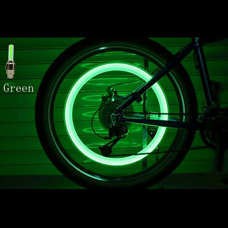 Колпачок для ниппеля Fireflys светодиодный 2 шт. Зеленый (14519935) - фото 2