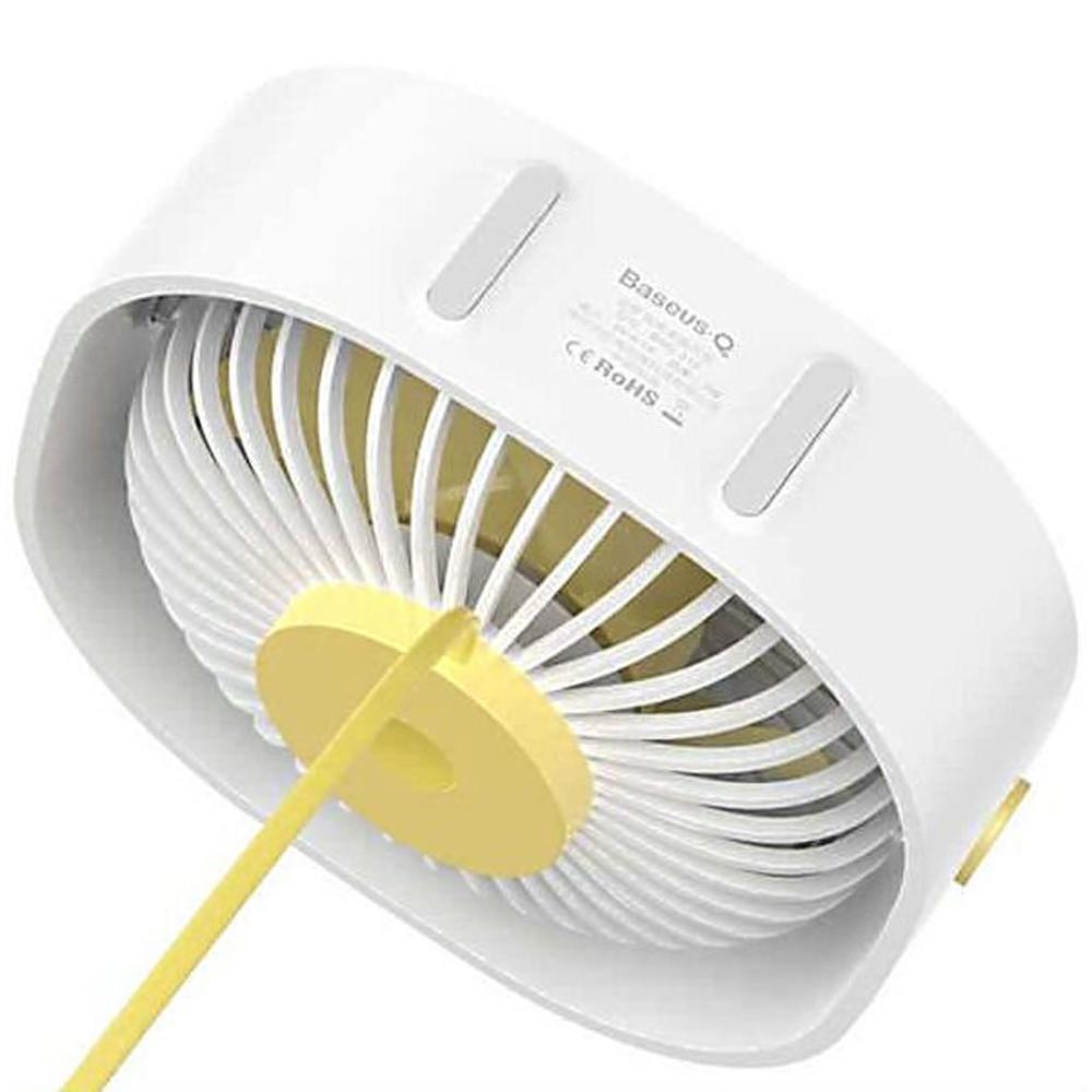 Вентилятор настільний Baseus Flickering Desktop Fan CXYE-02 Білий - фото 3 Вентилятор настільний Baseus Flickering Desktop Fan CXYE-02 Білий - фото 3