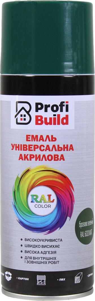 Краска-спрей Profi Build Бронзово-Зеленый мат 400 мл RAL 6020 (К43_Ral 6020)
