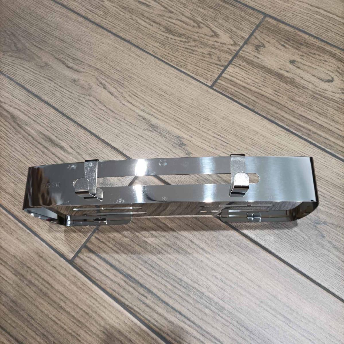 Полиця для ванної SDSO SS304 з нержавіючої сталі пряма 31 см Хром (3299) - фото 8