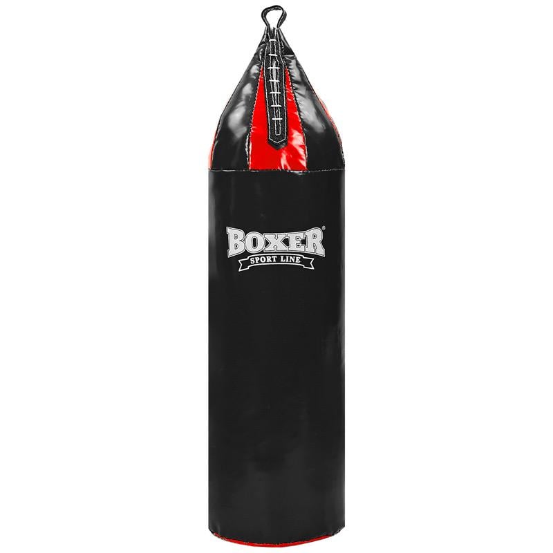 Боксерский мешок шлемовидный BOXER 1006-01 PVC 95х26 см 16 кг Черно-красный (32312205)