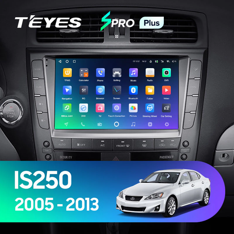 Автомагнитола штатная Teyes SPRO Plus для Lexus IS250 XE20 2005-2013 Android SPRO PLUS 6/128G Wi-Fi/4G вариант B - фото 3