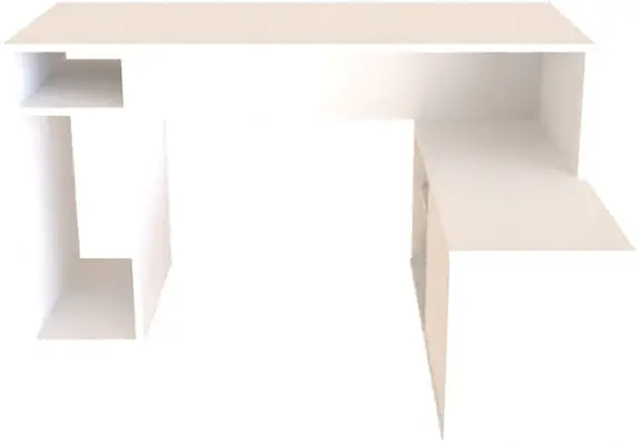 Компьютерный стол IdealMebel КС-31 Белый - фото 2 Компьютерный стол IdealMebel КС-31 Белый - фото 2