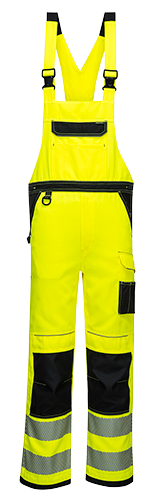 Полукомбинезон светоотражающий PW3 PW344 3XL Желтый/Черный