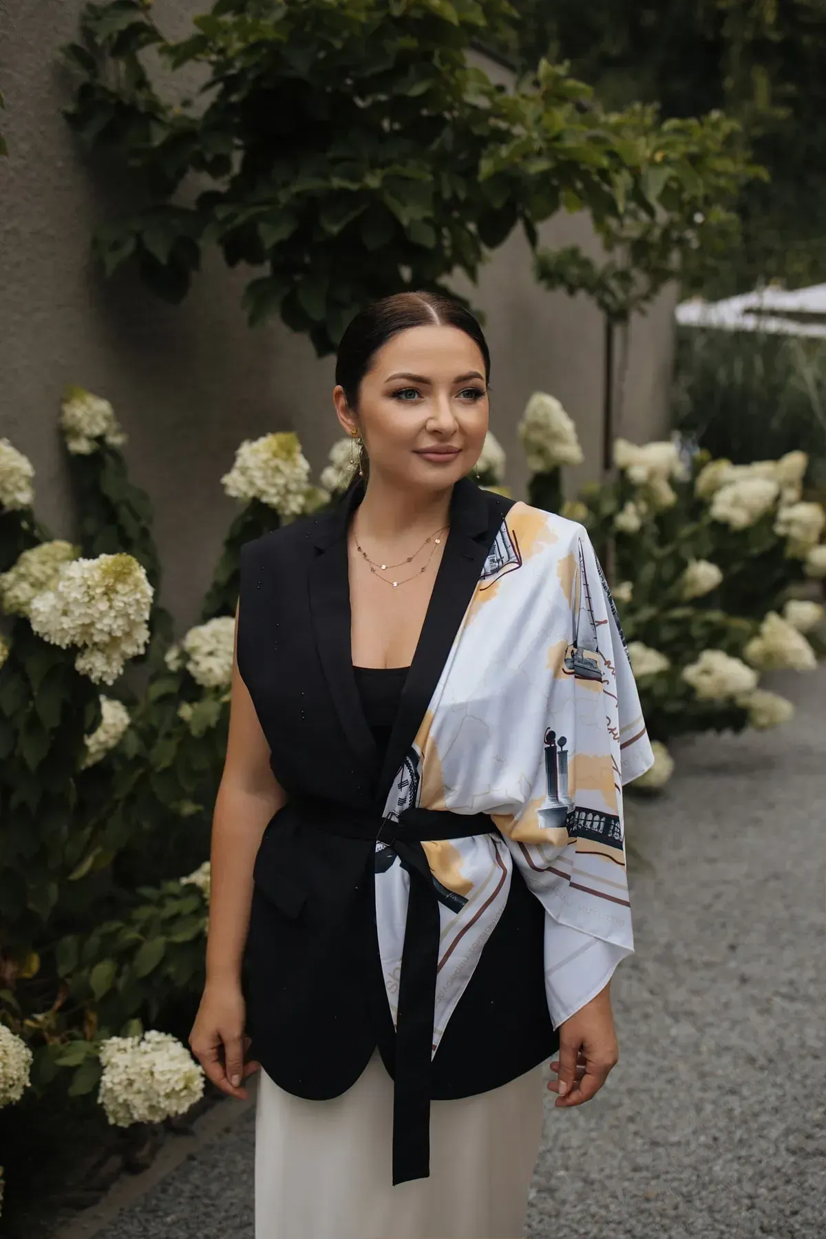 Платок Тернополь шелковый 55х55 см Разноцветный - фото 3 Платок Тернополь шелковый 55х55 см Разноцветный - фото 3