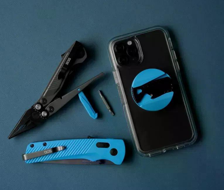 Мультитул SOG Flash MT Urban Grey/Cyan Темно-сірий (27831838) - фото 9 Мультитул SOG Flash MT Urban Grey/Cyan Темно-сірий (27831838) - фото 9