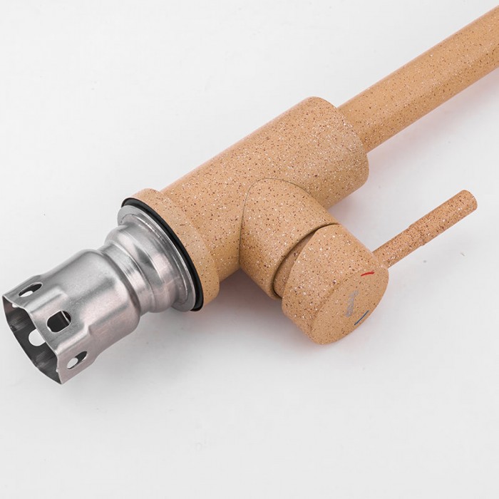 Смеситель для кухни Frap F40899-3 Песочный - фото 4 Смеситель для кухни Frap F40899-3 Песочный - фото 4