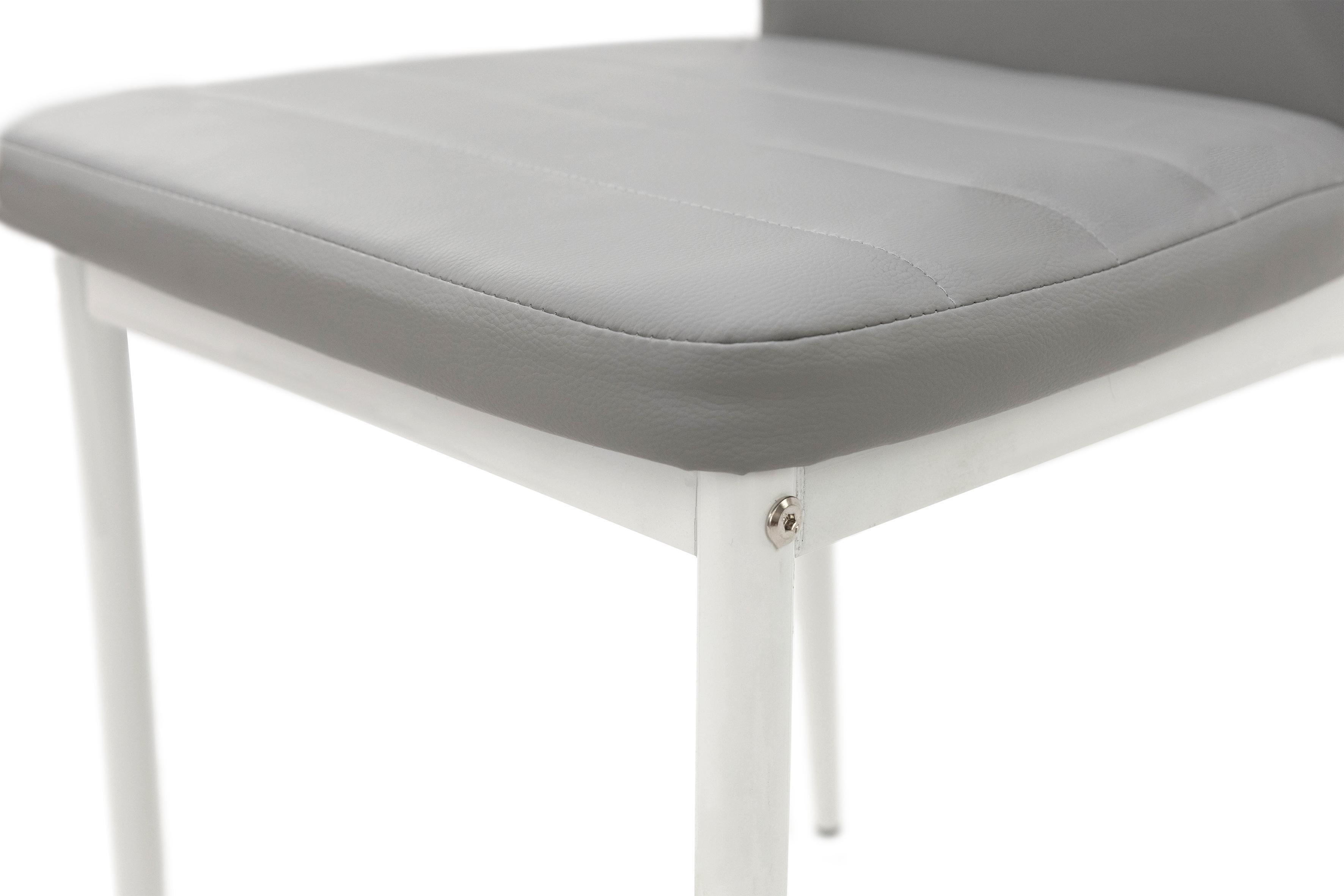 Стілець для кухні та вітальні ГРЕЙС Ріо 390х960х530 мм Білий/Сірий (GAА0052498) - фото 6