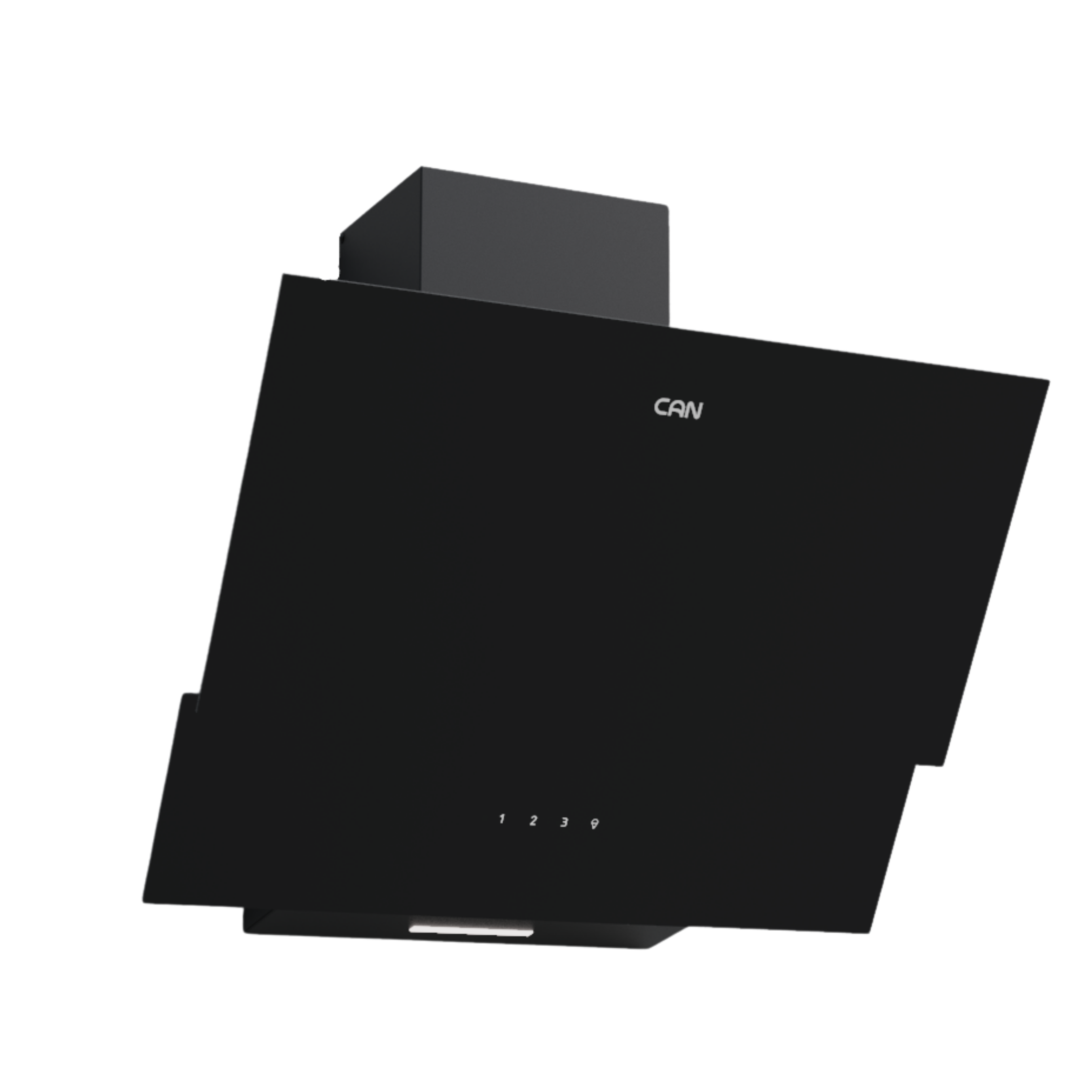 ᐉ Вытяжка кухонная CAN 602 J декоративная 450 м3/ч Черный • Купить в ...