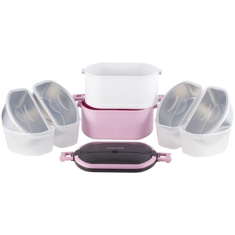 Ланч-бокс для еды Kamille KM-2139RZ 1500 мл Розовый (7-6-4215590)