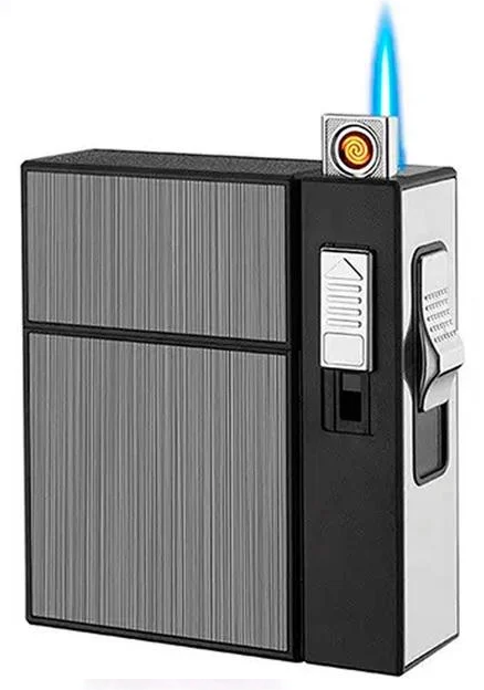 Портсигар на 20 сигарет с usb зажигалкой и газовой зажигалкой (26892553) Портсигар на 20 сигарет с usb зажигалкой и газовой зажигалкой (26892553)