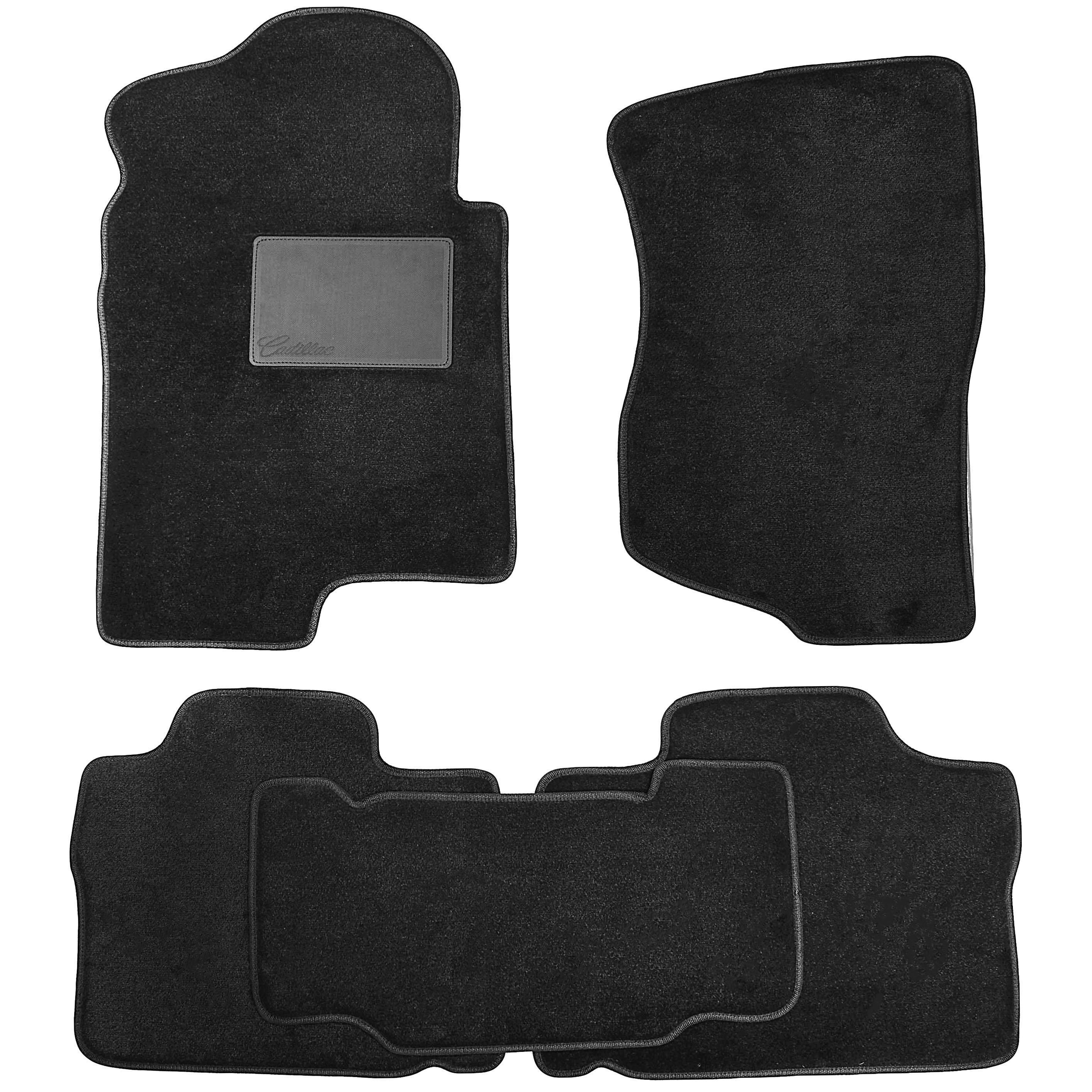 Коврики в салон для Cadillac Escalade III '07-13 текстильные Черный (164817)