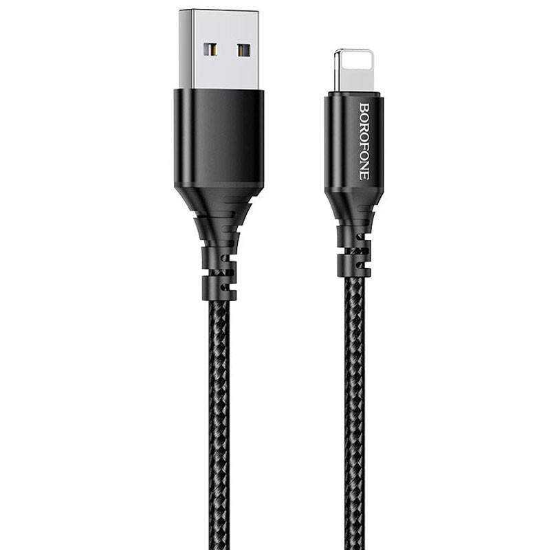 Дата кабель Borofone BX54 Ultra bright USB to Lightning 1 м Black