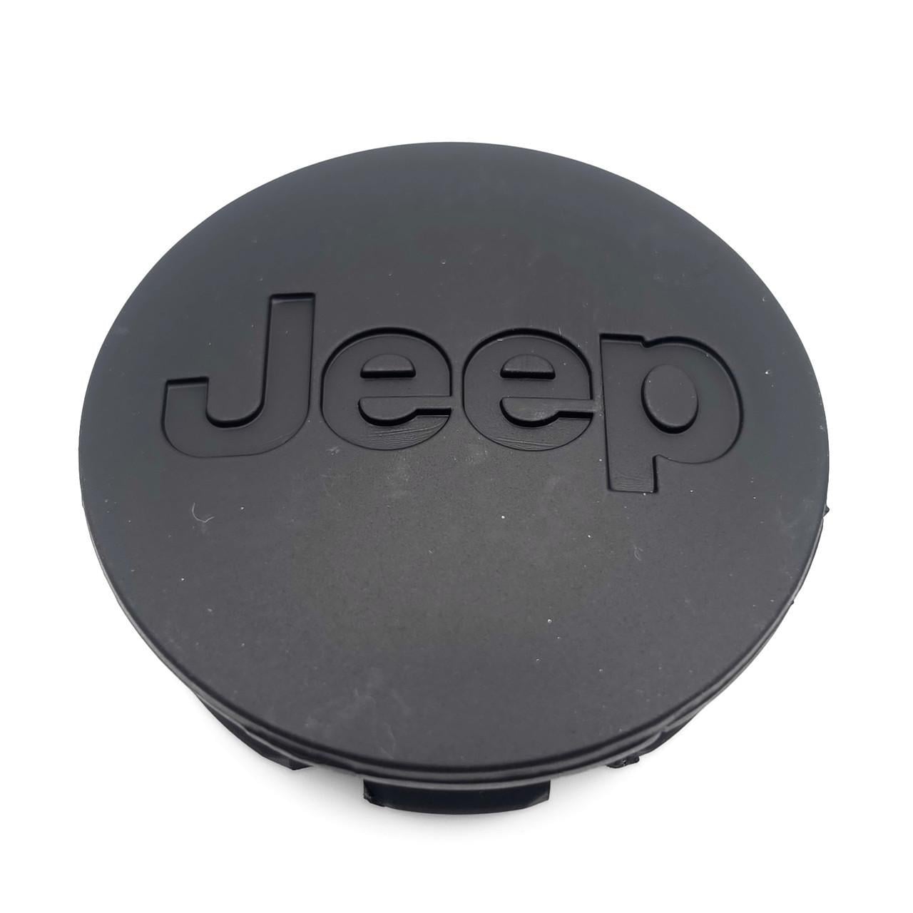 Ковпачок заглушка маточини колеса Jeep 55 мм Чорний матовий (3006973807)