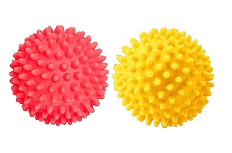 Комплект м'ячиків для прання Kayfovo KB2YR та мішечок для прання KBW1 2 шт. Yellow-Red (28675)