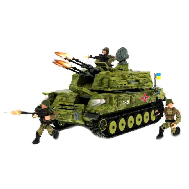 ᐉ Конструктор PL-921-477 Iblock Армия ЗСУ-23-4 Шилка 1072 дет