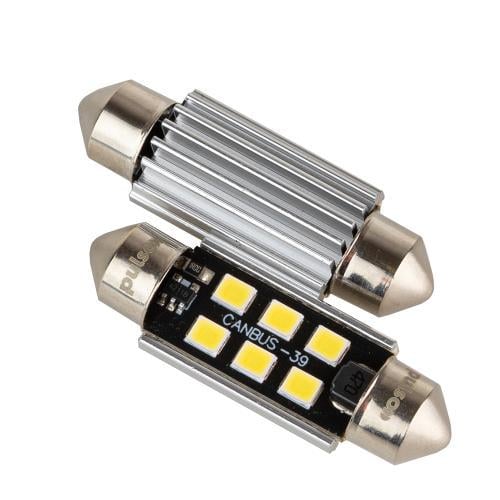 Лампа PULSO/софитная/LED C5W /39мм/CANBUS/9SMD-2835/12v/2,9W/315lm White (LP-39C5W)