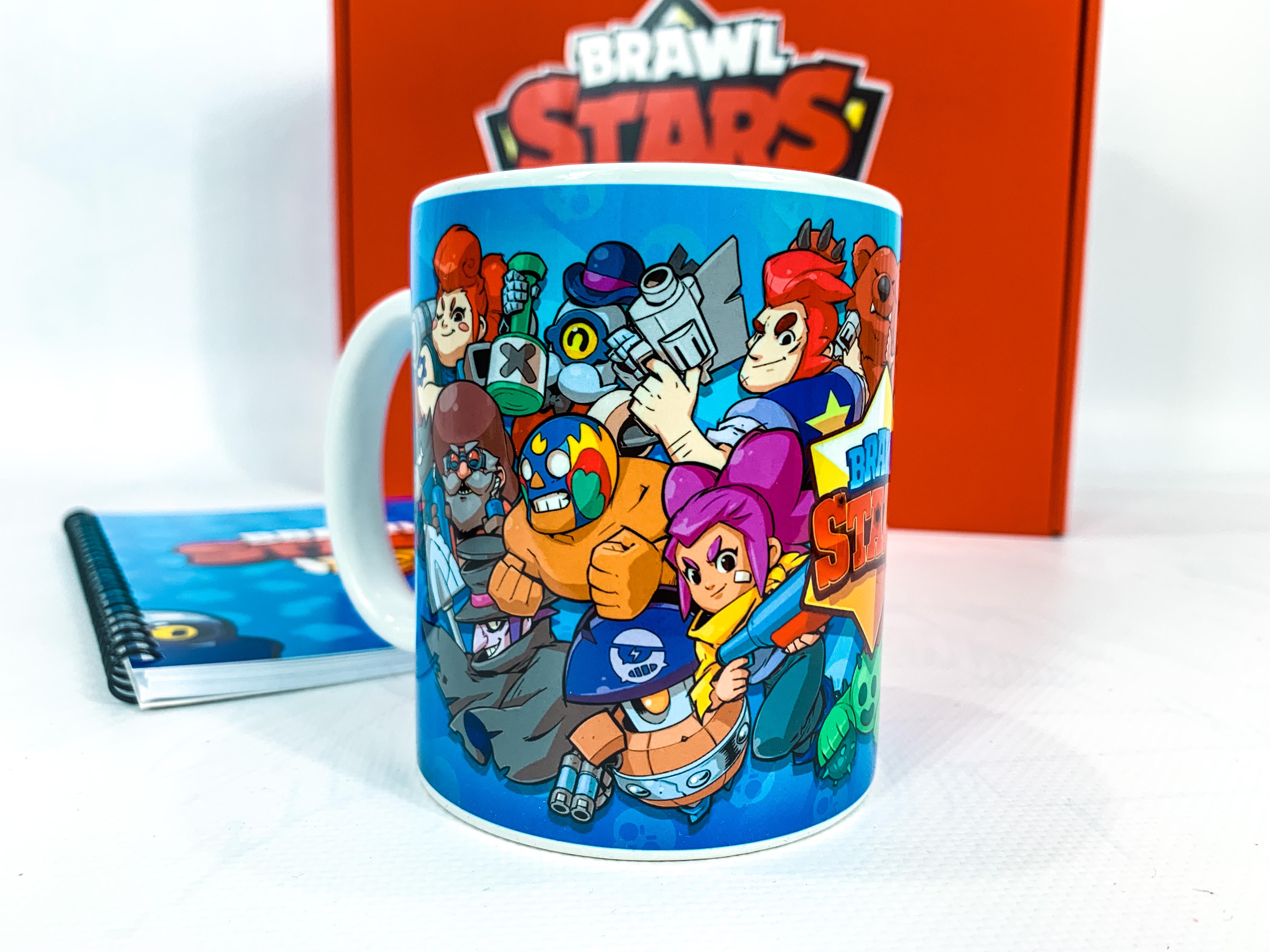 Подарочный бокс MarkiBox Brawl Stars Box "Мега Ящик Maxi box" Леон Желтый - фото 3