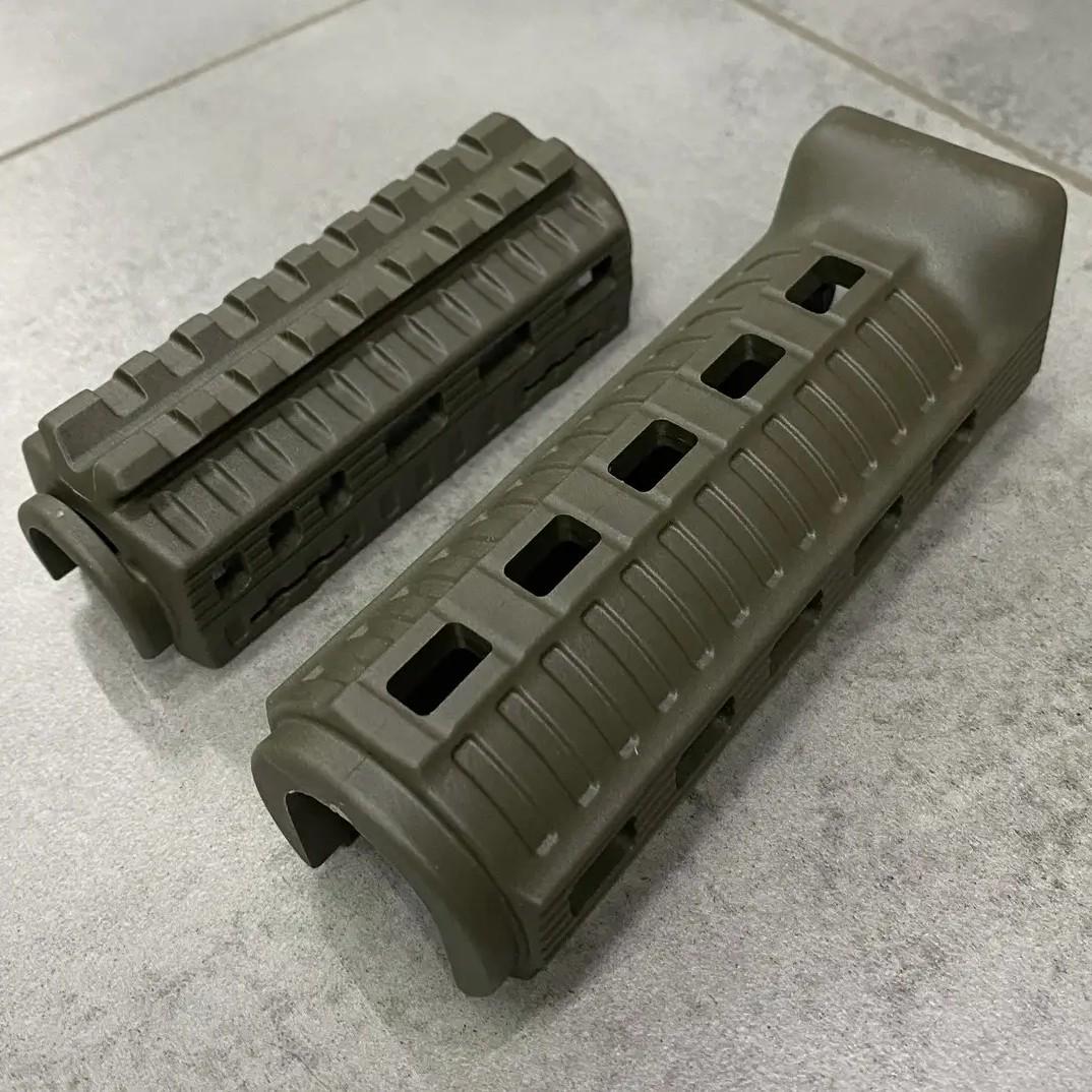 Цевье DLG-122 на АК-47 74 DLG Tactical полимерное 1 планка Picatinny 5 линий M-LOK Олива (241849) - фото 2