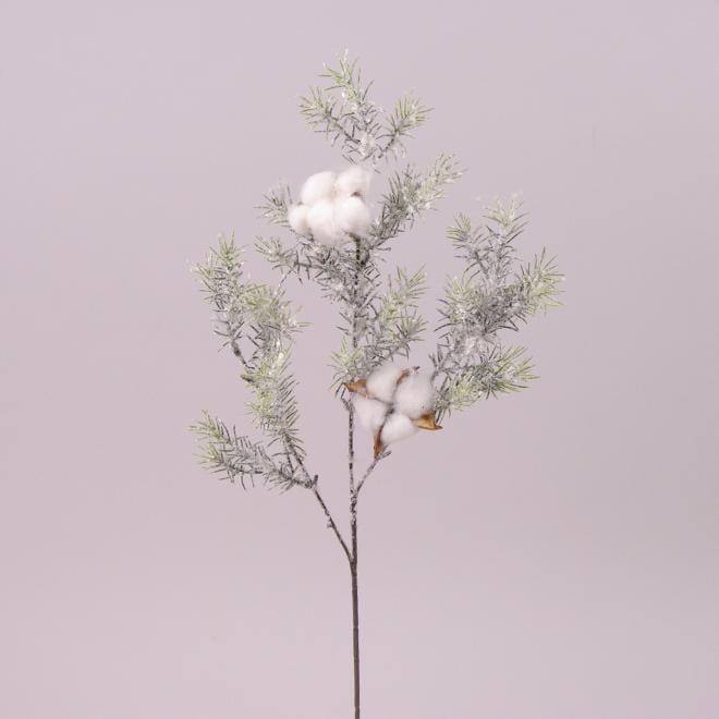 Декоративная ветка новогодняя Flora (75675)