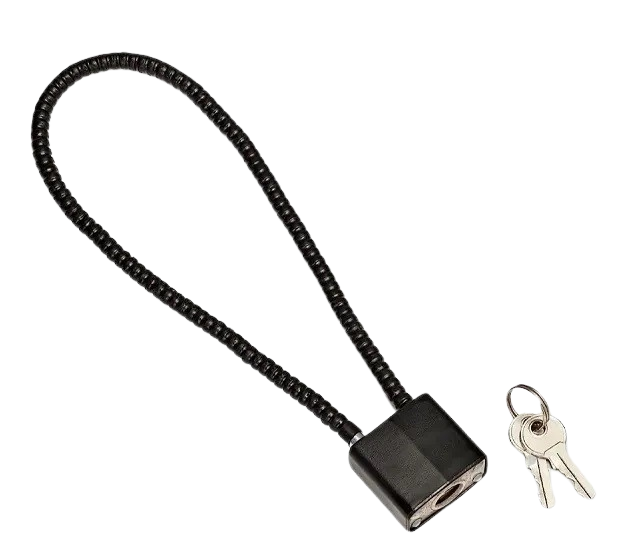 Замок навесной Solve с тросом 20 см Red (KT6009005) - фото 10 Замок навесной Solve с тросом 20 см Red (KT6009005) - фото 10