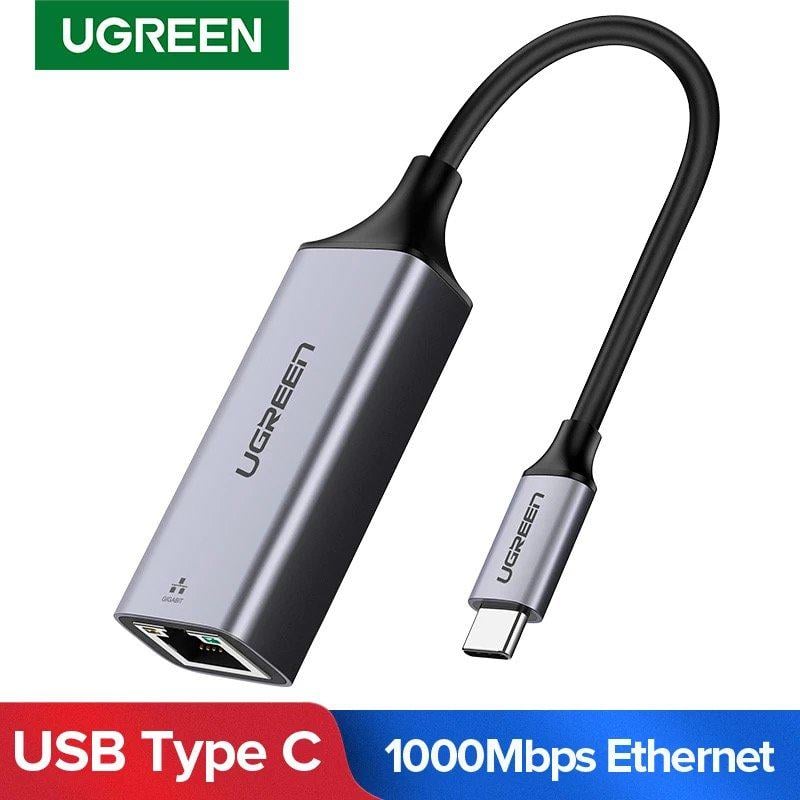 Зовнішня мережна карта UGREEN CM199 USB C - RJ45 Gigabit Ethernet (50737) - фото 2