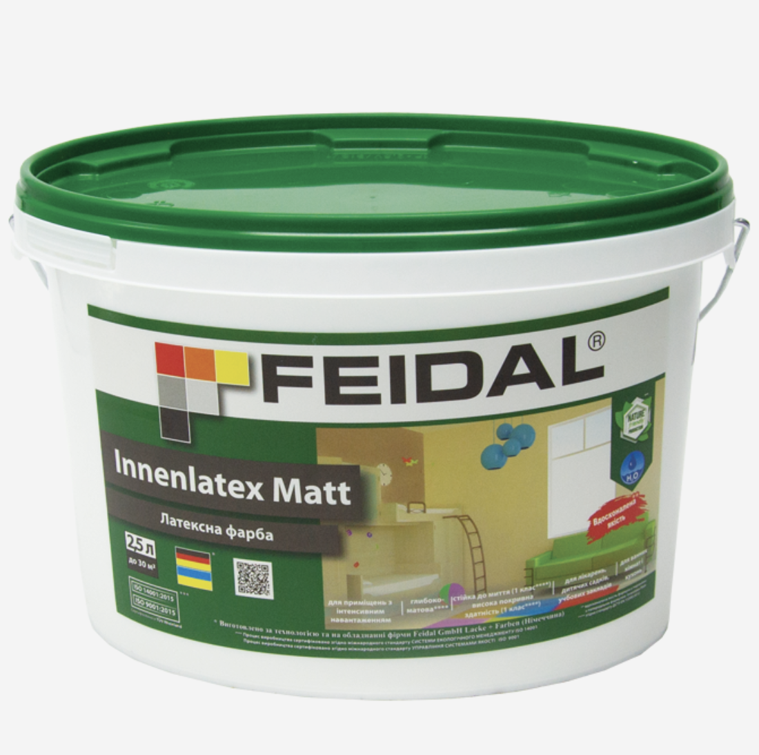 Краска интерьерная Feidal Innenlatex Matt 2,5 л Белый (27581892)